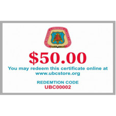 $50.00 UBC Gift Certificate